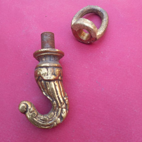 Brass hook used