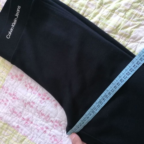 Calvin Klein jeans pants size M new, black with front slit