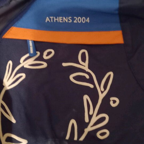 Athens 2004 single-compartment backpack collectible like new, dark blue