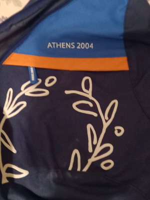 Athens 2004 single-compartment backpack collectible like new, dark blue