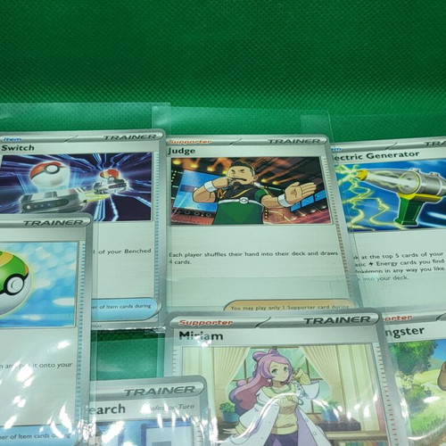 Trainers πακέτο 7 καρτών Pokemon Scarlet & Violet σε άριστη κατάσταση
