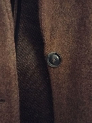 Πλεκτό παλτό - ζακέτα σαν καινούργιο καφέ Thom