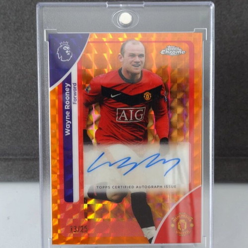 Topps Chrome Premier League 2025-26 Wayne Rooney Manchester United Auto