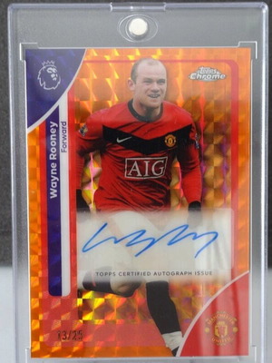Topps Chrome Premier League 2025-26 Wayne Rooney Manchester United Αυτόγραφο καινούργιο