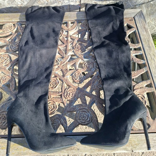 Arte Piedi Tall Boots New, Black, Size 38-40