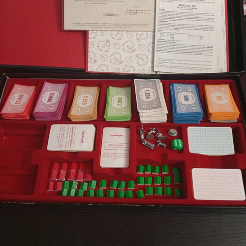 Monopoly Monte Carlo 1977 used collectible edition with certificate