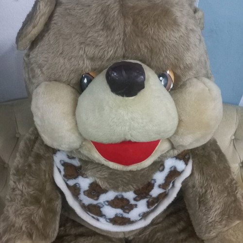 Large stuffed teddy bear 130x70 cm used in excellent condition
