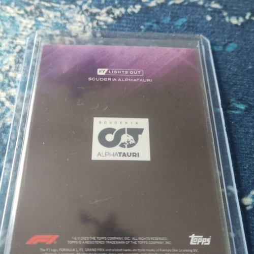 Topps F1 Lights Out 2023 Pierre Gasly numbered 91/150 like new