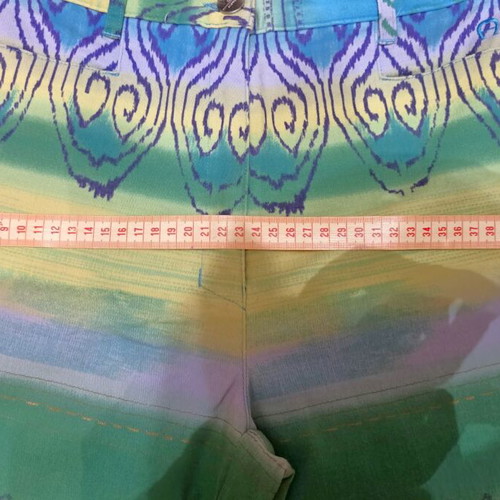 Aigner cotton high-waist cropped pants like new, multicolor, size S-M