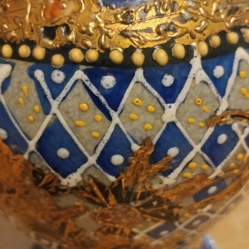 Satsuma vase height 0.15m like new