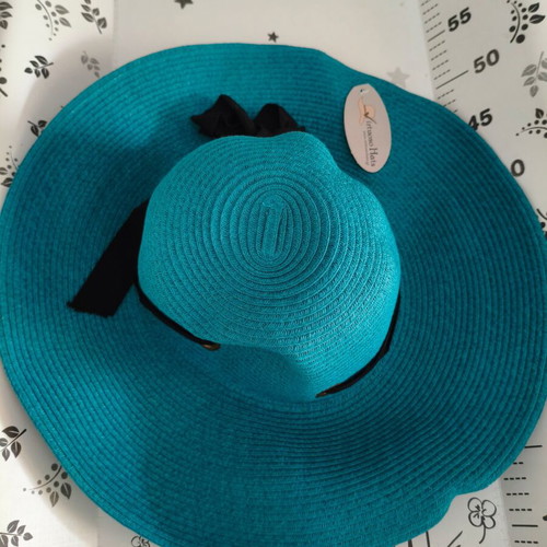 Virtuoso Hats handmade blue hat new, size M