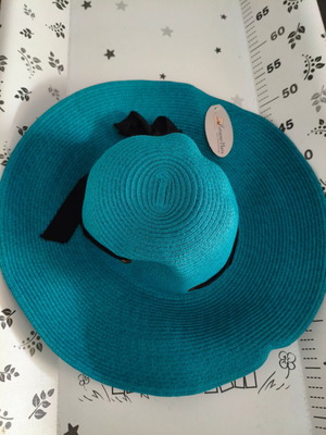 Virtuoso Hats handmade blue hat new, size M
