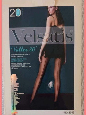 Καλσόν με πίσω ραφή Velsatis 20Den καινούργιο