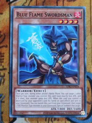 Blue Flame Swordsman Effect Monster κάρτα σαν καινούργιο