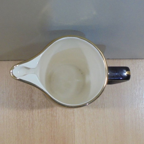 Black & White Scotch Whisky old promotional ceramic jug used