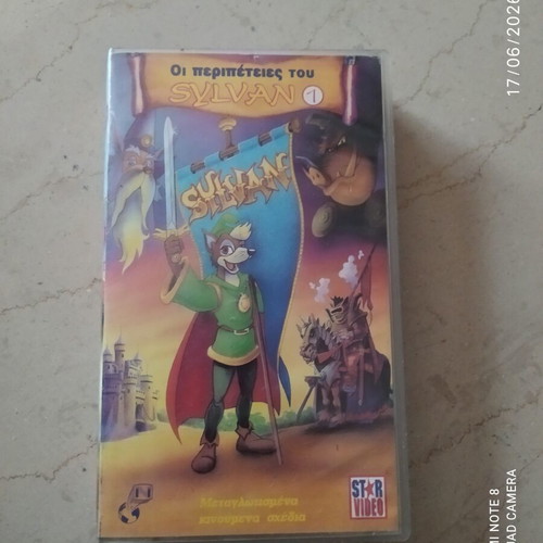 The Adventures of Sylvan VHS used, dubbed