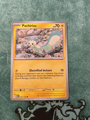 Pachirisu κάρτα Pokemon μεταχειρισμένη
