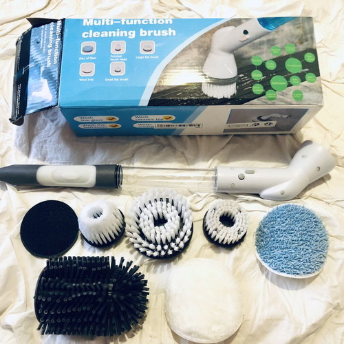 Electric Cleaning Brush with Multiple Attachments new