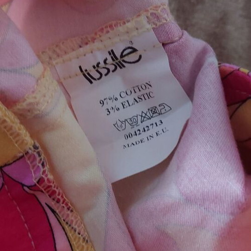 Lussile Bustier Strapless Like New Yellow Pink