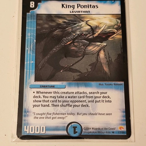 Vintage Duel Masters collectible cards used, pack of 8