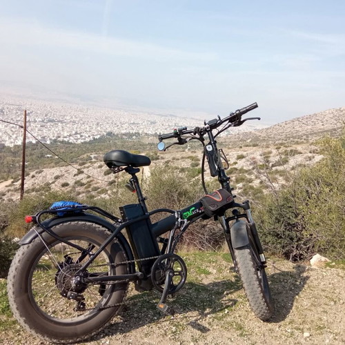 ACE WEELS Fat Bike Folding Electric Bicycle 48v with Accessories