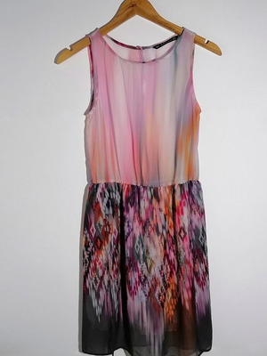 Zara Trafaluc dress used, multicolor, size M