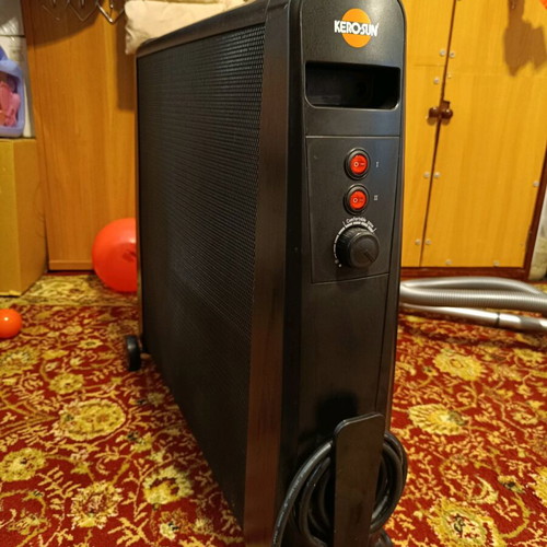Kerosun Mica Krmc-25 2500w Floor Space Heater with Thermostat