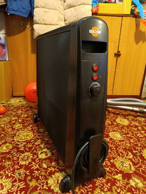 Kerosun Mica Krmc-25 2500w Floor Space Heater with Thermostat
