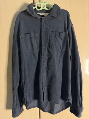 Corduroy shirt for boys dark blue like new H&M 140 cm