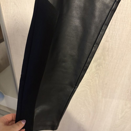 Women's leather pants like new, black, size 4XL