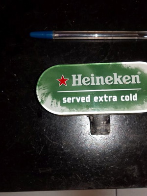 Heineken Beer Tap Handle 1980 used, collectible rare