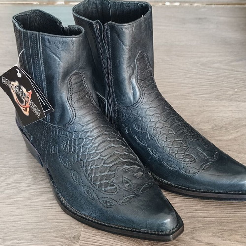 Commanchero Original Cowboy Boots New Black Size 40