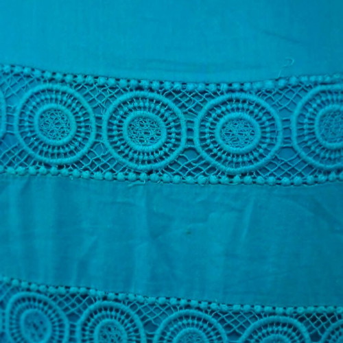 Monsoon cotton dress M / UK 12, petrol blue-green