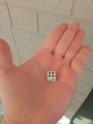 Small dice like new