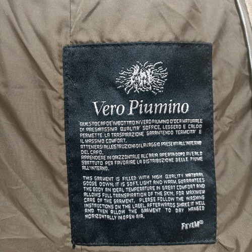 Feyem women's down jacket like new, size S, beige