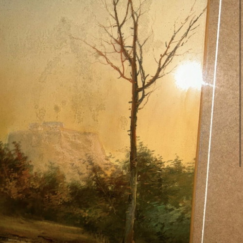 Kosmas Stathis painting like new, genuine signed artwork