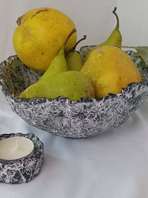 Комплект фруктиера и свещник