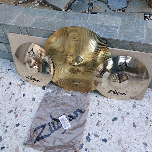 Zildjian A Custom Hi-Hat 14" καινούργιο με δώρο 20" Turkey Ride πιατίνι