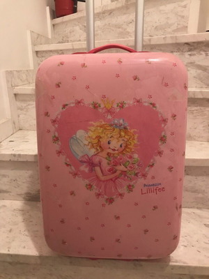 Παιδική βαλίτσα τρόλεϊ Die Spiegelburg Prinzessin Lillifee ροζ 50cm σαν καινούργιο
