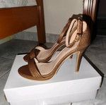 Sandals new gold-bronze