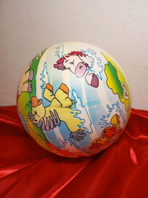 Ball used with children's designs