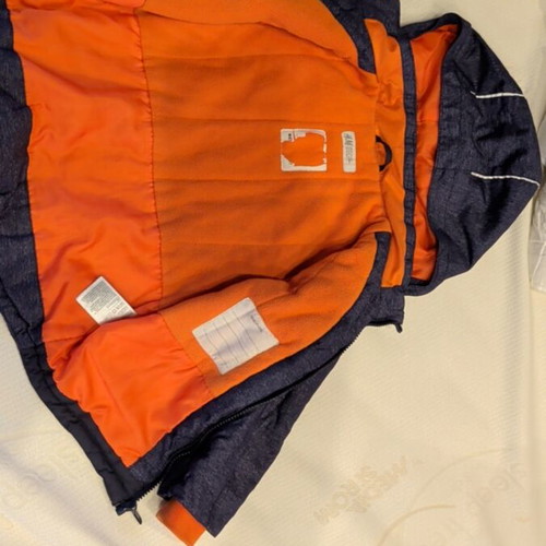 H&M jacket with fleece lining, water resistant, used, size 92 cm