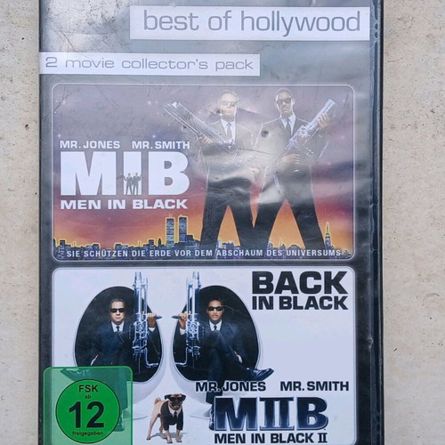 Man in Black I and II DVD used, dubbed, action