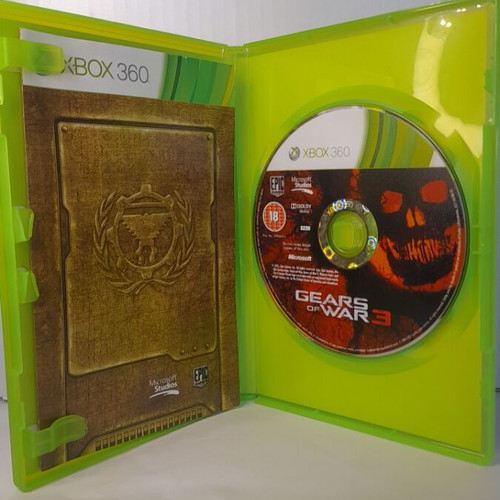 Gears of War 3 Xbox 360 game, English edition, complete with manual