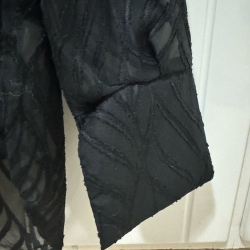 Shein black transparent shirt like new, size Large