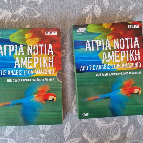 Wild South America Andes to Amazon 3 DVD box set like new