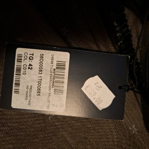 Trussardi sheer dress unused, size S
