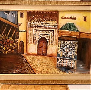Ζωγραφισμένος πίνακας Μαροκο