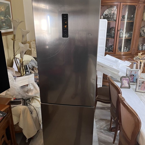 Bauknecht KGN ECO 20 A3+ IN refrigerator freezer used, inox finish