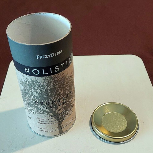 Frezyderm tin box, empty
